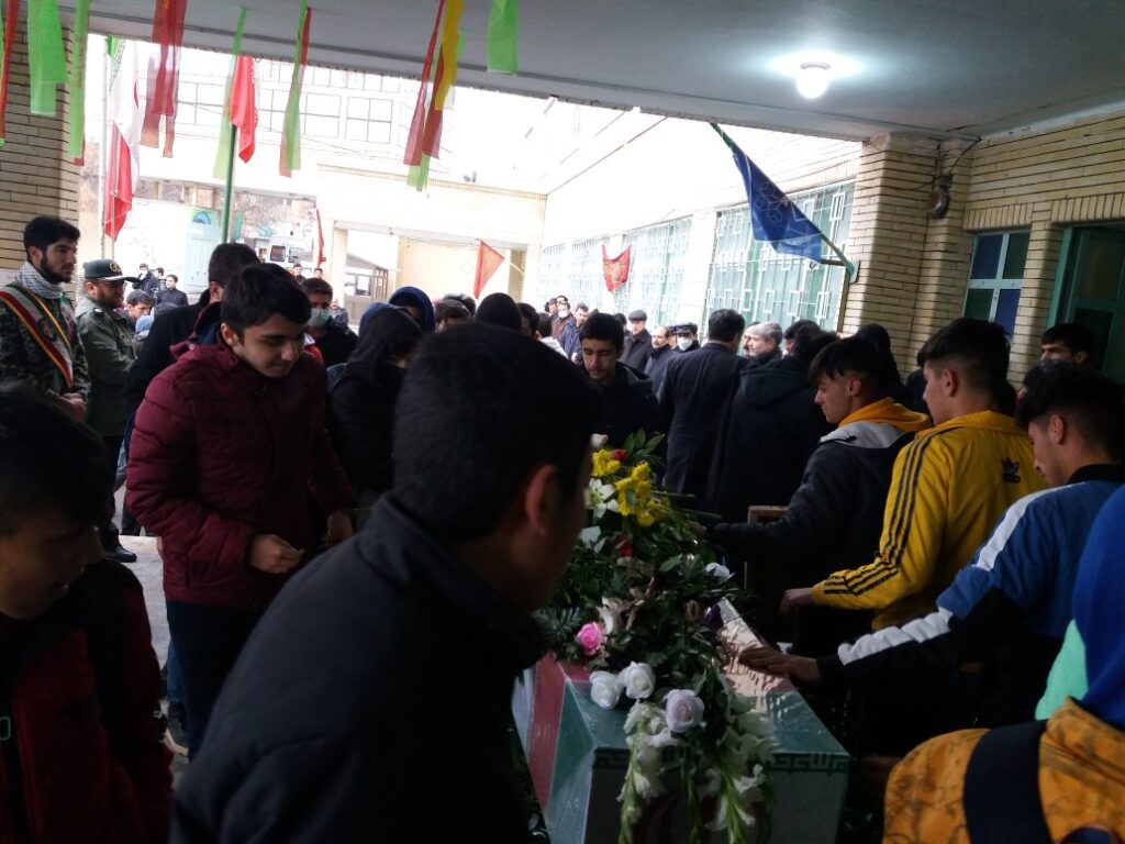گزارش تصویری مراسم استقبال از شهید گمنام در مدرسه صدرای ولایت شهرستان اهر